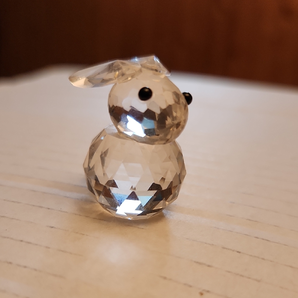 Crystal Bunny Figurine By Swarovski 1 Inch